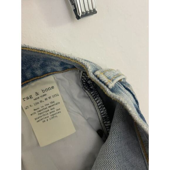 Rag & Bone Jeans 31 Marilyn Union Pool Light Wash Distressed Womens Denim $295 - Picture 12 of 14